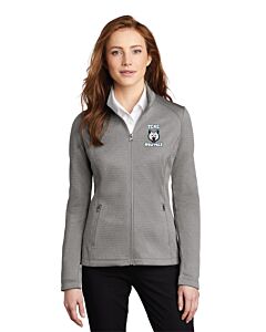 Port Authority ® Ladies' Diamond Heather Fleece Full-Zip Jacket - Embroidery 
