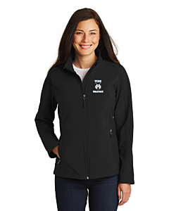 Port Authority® Ladies' Core Soft Shell Jacket - Embroidery -Black
