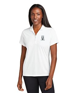 Sport-Tek® Ladies PosiCharge® Re-Compete Polo - Embroidery - TCNE Wolfpack Logo-White