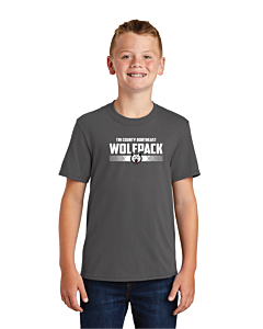 Port &amp; Company® Youth Core Blend Tee - DTG-Charcoal