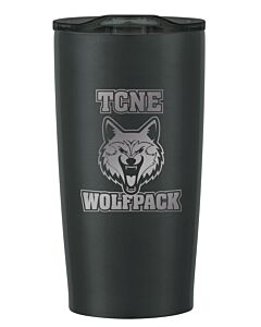  Premium 20 oz. Tumbler Black - Laser Engraved - TCNE Wolfpack Logo